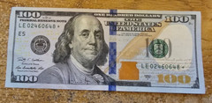 2017 RARE $1 Bank Note w/US Mint Printing Error E 84646005 B L@@K
