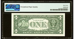 1995 $1 FRNs Radar Note 2993392 PCGS Banknote GEM Superb GEM UNC 67 PPQ