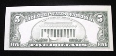 1981 $5 Dollar Federal Reserve Note ERROR Insufficient Ink!!! UNC!!!