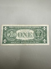 1957 $1 Silver Certificate Gutter Fold Error
