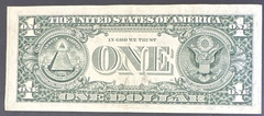 End of Roll Error 1995 $1 FRN Fr-1921-F Almost Unc Free Priority Mail Shipping