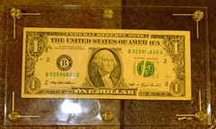 1993 $1 Federal Reserve Note With Gutter Fold Error Both Sides ~#RJ3~Free Ship