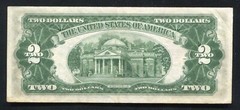 FR. 1508 1928-G $2 LEGAL TENDER UNITED STATES NOTE “MAJOR OVER INKING ERROR” AU