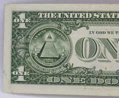 Over ink Error Note Fancy Serial Number One Dollar Bill D90694745B Ladder Pairs