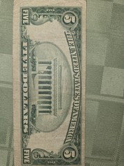 1934-D $5 FIVE DOLLARS SILVER CERTIFICATE « PRINT SHIFT ERROR »