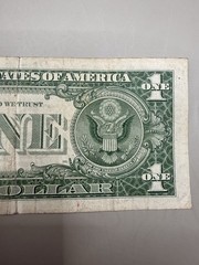 1957 $1 Silver Certificate Gutter Fold Error