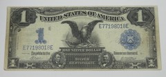 Series 1899 Black Eagle Lrg Sze $1 Silver Cert Note VF Fr#230 Inverted Rev ERROR