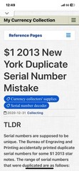 2013 B Duplicate Print ⭐️STAR NOTE Error OVER INKING ON 7 $1 B08783249 * Fancy