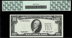 OVERPRINT ON BACK ERROR $10 1993 FR NOTE FR.#2030-G ,PCGS AU58 PPQ