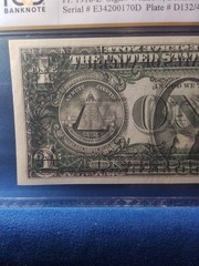 $1 1993 Full Offset Printing Error-Face To Back, Choice UNC CONDITION PCGS 63