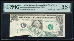 1977A $1 FRN ERROR DRAMATIC « ORAGAMI ERROR »