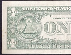 2017A $1 Dollar INK SMEAR ERROR ON FEDERAL RESERVE DISTRICT SEAL K59559537