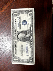 1935 Series E Silver Certificate, Print Error