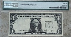 $1 1981 FRN Note Overprint On Back Error PMG 66