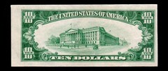 ((Misalignment Error)) $10 1934-D Federal Reserve Note Boston (H112)