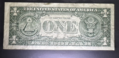 End of Roll Error 1995 $1 FRN Fr-1921-F Almost Unc Free Priority Mail Shipping