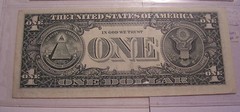 ERROR CUT US ONE DOLLAR FEDERAL RESERVE NOTE 1995 ser# F 06214734 V LUCKY DATES