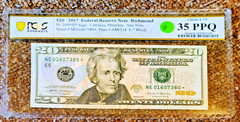 Star Note Error U.S. $20 2017 Federal Reserve Note PCGS Choice VF 35 PPQ