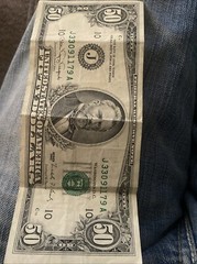 1990 $50 Federal Reserve Note Error Overprint Of The Back On The Front (B9)