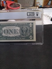 $1 1974 Ink Smeared Error Note, PCGS 63 CHOICE UNC FR-1908-J