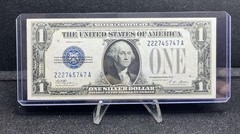 FR#1601 $1 1928A Silver Certificate ERROR Inverted Back Choice Uncirculated Z109