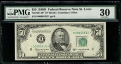 MALACK $50.00 1950D PMG 30 Very fine. Star note. Sta..MORE.. pm0027