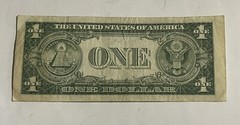 $1 ERROR 1935-E (SILVER CERTIFICATE) MISCUT ERROR – Misaligned Shift, Bad Cut