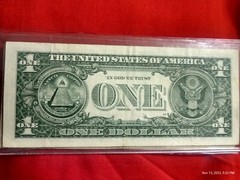 2017-Series »Mint Error » $1.00 Bill Noten »K 69734830 B