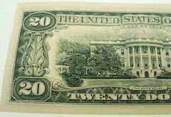 Uncirculated 1985 $20 ERROR Note (Bleed through error)