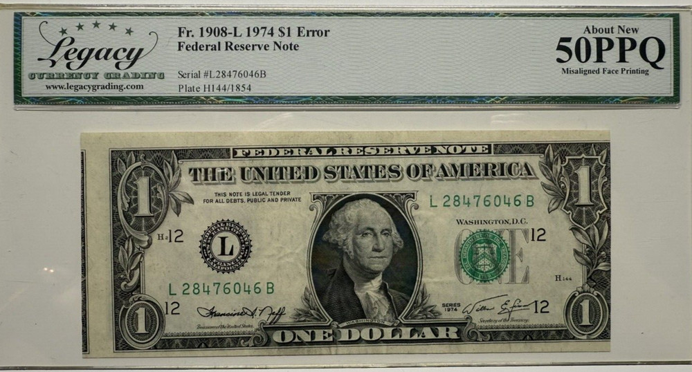 LEGACY50 PPQ MISALIGNED PRINTING SEE 2ND NOTE 6046B