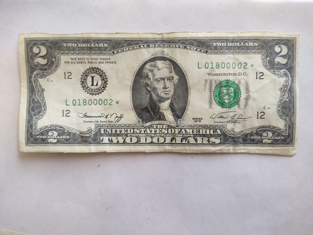 Triple Error $2 Bill