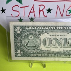 2013 B Duplicate Print Error $1 B 08689754*Fancy Serial Numbers One Dollar FW