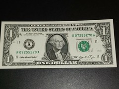 0 7 2 5 5 2 7 0 SUPER BEAUTIFUL 2006 PERFECT RADAR NEW BILL NOTE