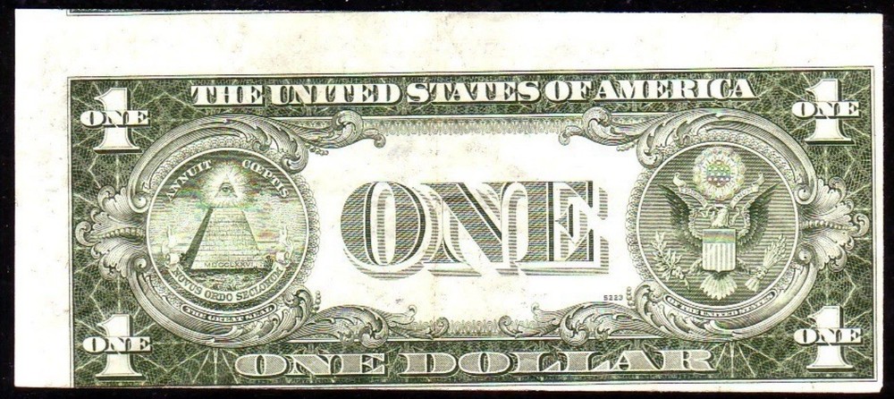 Pair of 2 Consecutive 1935D $1 SC Notes With Major Reverse Misalignment Errors