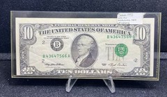 1993 New York Federal Reserve MISALIGNMENT ERROR $10 FRN Z232