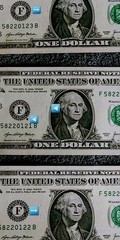 BACK-TO-FRONT INK TRANSFER + INK SMUDGE $1 NOTES UNCIRCULATED CURRENCY ERROR!