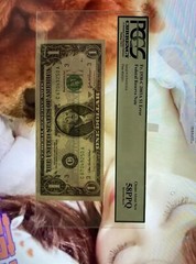 ( SUPER HUGE ERROR INVERTED BACK AND MISALIGNED) 2003-A $1 dollar FRN 58PPQ！！！