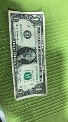 1981 One Dollar $1 ERROR Misaligned Overprint Note FRN Fr. 1911-E Legacy VF-25