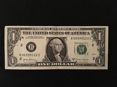 2017 $1 FRN Inked Error