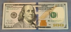 2017 RARE $1 Bank Note w/US Mint Printing Error E 84646005 B L@@K