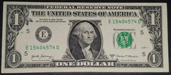 2017A SERIES- MISALIGNED PRINTING ONE($1) DOLLAR BILL- ERROR