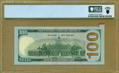 Error $100 2017A Chicago Fr. 2190 Cutting Error Serial# PG92826784B PCGS 65 PPQ