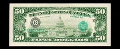 Overprint On Back Error 1985 $50 Federal Reserve Note New York GEM UNC