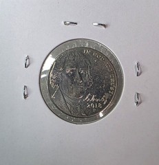2018 P Jefferson Nickel nice  » Beehive » Left Error Coin Circulated-004