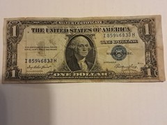 Rare 1935 E Blue Seal Error Note You can clearly see it is off center