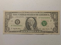 1993 $1 Green Seal Federal Reserve Note