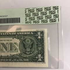 FR#1910-J Super rare Defective Stock Error,PCGS 62 PPQ