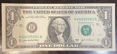 6 $1.00 Error Group G Series 2003 A