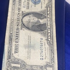 1957-A $1 ONE DOLLAR SILVER CERTIFICATE “INKING ERROR”