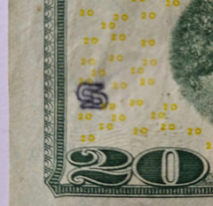 2017 RARE $1 Bank Note w/US Mint Printing Error E 84646005 B L@@K